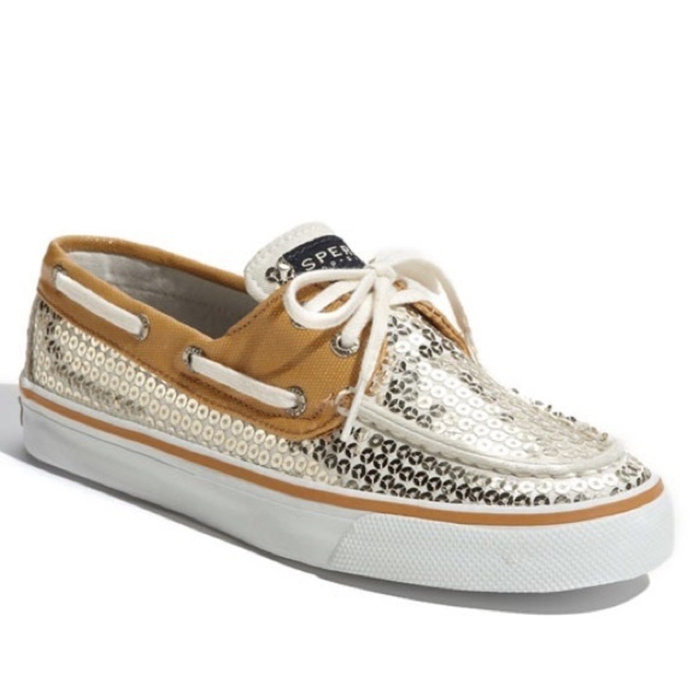 Sparkle sperry boat shoes